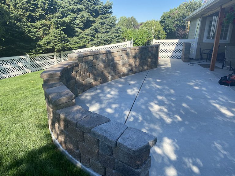 retaining wall, patio, and injection work (image 3)