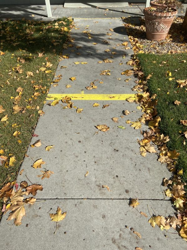 apartment-complex walkway hazard or color-coded assessment map (image 4)