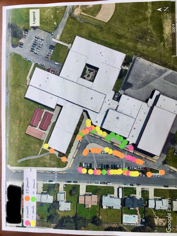 apartment-complex walkway hazard or color-coded assessment map (image 6)