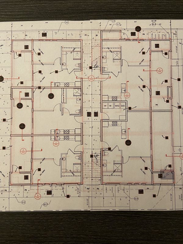 apartment foundation, walkway, and site-plan assessment (image 5)