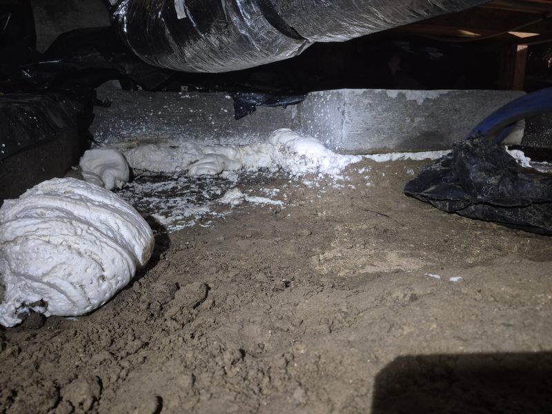 crawl-space footing void filled with structural foam (image 5)