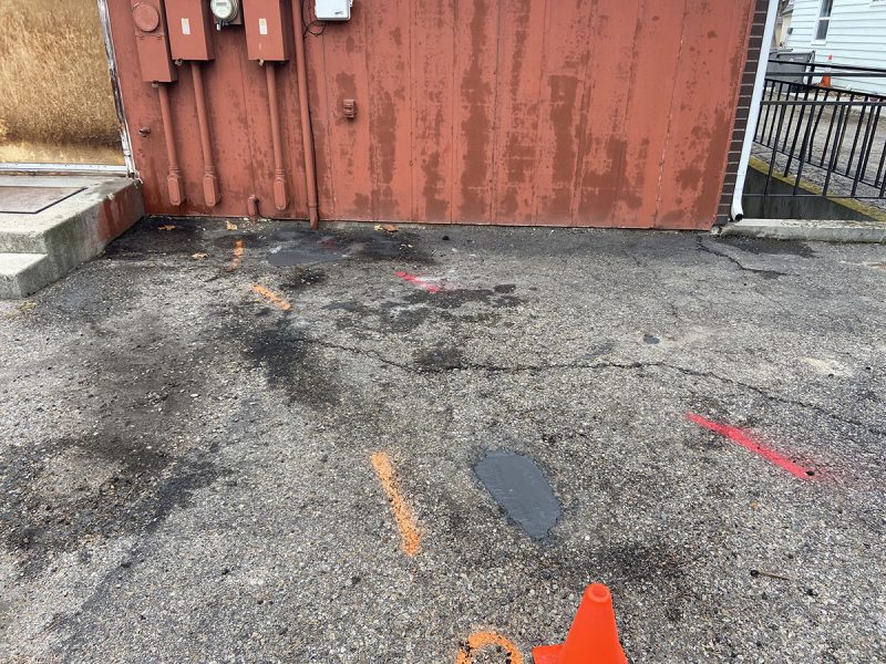parking-lot sinkhole inspection and injection layout (image 1)