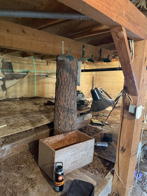 Leveling a house and deck 10