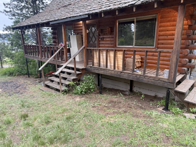 Leveling a house and deck 6