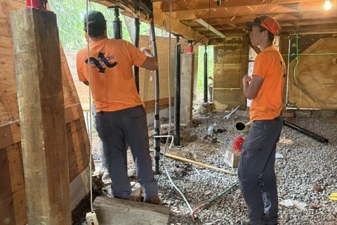 Leveling a house and deck