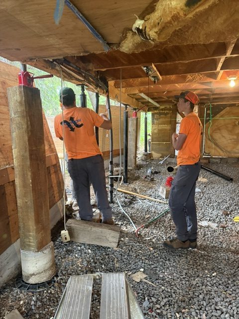 Leveling a house and deck