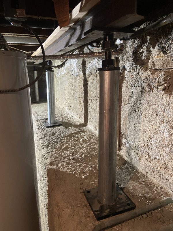 image1 Foundation Repair Using Adjustable Jack System