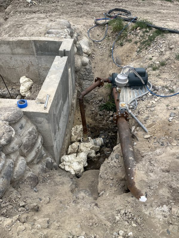 Erosion Around a Concrete Dam